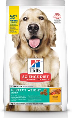 9. Hill's Science Diet Adult Perfect Weight Chicken Recipe Dry Dog Food