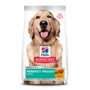 Hill's Science Diet Adult Perfect Weight Chicken Recipe Dry Dog Food, 15-lb bag