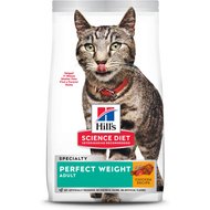 Hill's Science Diet Adult Perfect Weight Chicken Recipe Dry Cat Food, 7-lb bag