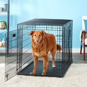 MidWest Ultima Pro Double Door Collapsible Wire Dog Crate, 42 inch