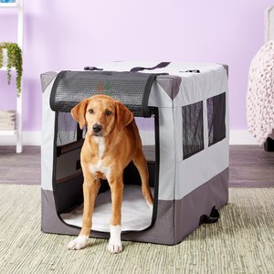 MidWest Canine Camper Single Door Collapsible Soft-Sided Dog Crate, 30 inch