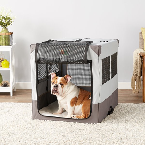 MidWest Canine Camper Single Door Collapsible Soft-Sided Dog Crate, 42 inch slide 1 of 8