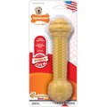 Nylabone Power Chew Peanut Butter Flavored Barbell Durable Dog Chew Toy, Large 