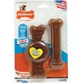 Nylabone Puppy Twin Pack Wolf Ring/Flexi Combo Puppy Chew Toy, Medium