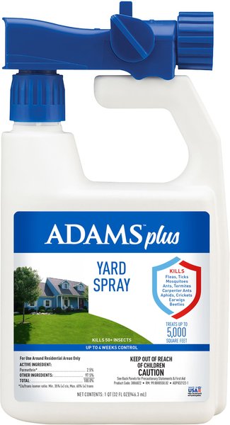 Adams Plus Flea & Tick Yard Spray, 32-oz spray slide 1 of 12