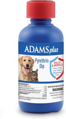 Adams Plus Flea & Tick Pyrethrin Pet Dip, slide 1 of 1