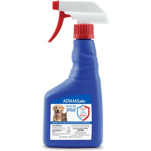 Adams Plus Flea & Tick Pet Spray, 16-oz bottle