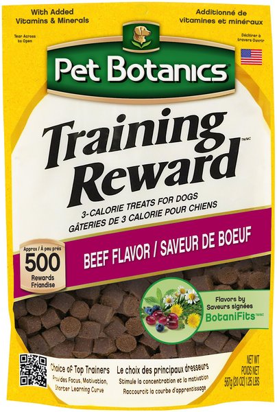 Pet Botanics Training Reward Treats For Dogs Beef 20oz