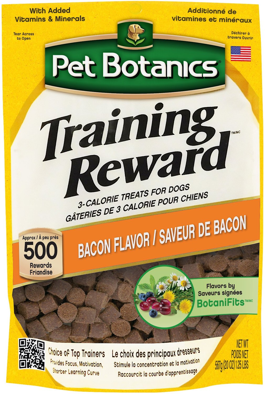 PET BOTANICS Training Rewards Bacon 