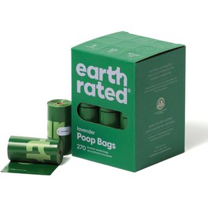 Earth Rated Dog Poop Bags Refill Bags, Scented, 270
