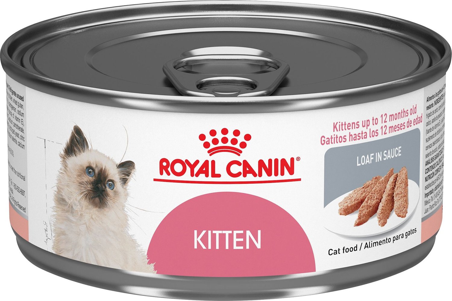 Royal Canin Feline Health Nutrition Loaf in Sauce Canned Kitten Food, 5