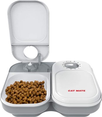 Cat Mate C200 2-Bowl Automatic Dog & Cat Feeder, 4-cup, slide 1 of 1