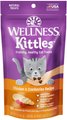 Wellness Kittles Grain-Free Chicken & Cranberries Recipe Crunchy Cat Treats, 2-oz bag