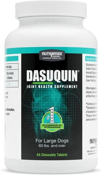 Nutramax Dasuquin Chewable Tablets Joint Supplement for Large Dogs, 84 count slide 1 of 6