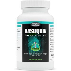 Nutramax Dasuquin Chewable Tablets Joint Supplement for Small & Medium Dogs, 84 count