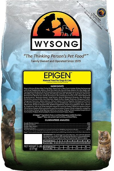 Wysong Epigen Starch-Free Chicken Formula Grain-Free Dry Dog & Cat Food, 5-lb bag slide 1 of 2