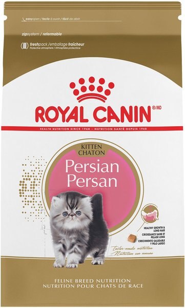 Royal Canin Feline Breed Nutrition Persian Kitten Dry Cat Food, 3-lb bag slide 1 of 8
