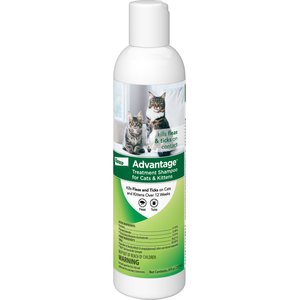 Advantage Flea & Tick Treatment Shampoo for Cats & Kittens, 8-oz bottle