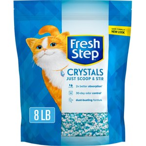 Fresh Step Fresh Scented Non-Clumping Crystal Cat Litter, 8-lb bag