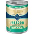 Blue Buffalo Freedom Grillers Hearty Lamb Dinner Grain-Free Canned Dog Food, 12.5-oz, case of 12