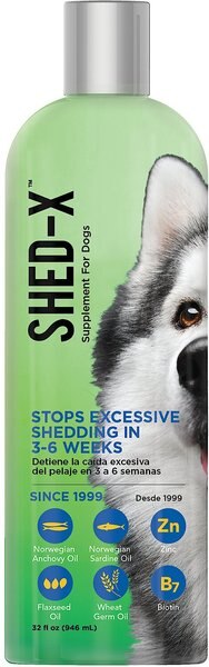 Shed-X Dermaplex Shed Control Nutritional Supplement for Dogs, 32-oz bottle slide 1 of 8
