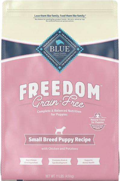 Blue Buffalo Freedom Small Breed Puppy Chicken Recipe Grain-Free Dry Dog Food, 11-lb bag slide 1 of 9