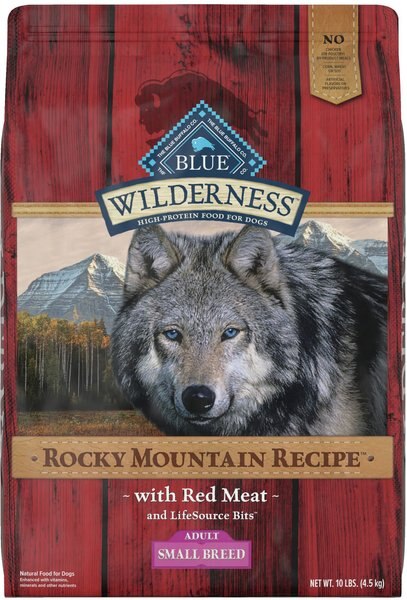 Blue Buffalo Wilderness Rocky Mountain Recipe with Red Meat Small Breed Grain-Free Dry Dog Food, 10-lb bag slide 1 of 9