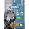 Blue Buffalo Wilderness Wild Bones Grain-Free Large Dental Dog Treats, 10-oz bag, Count Varies