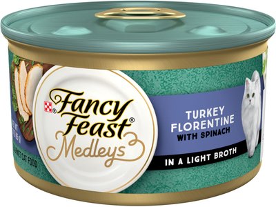 Fancy Feast Elegant Medleys Turkey Florentine Canned Cat Food, slide 1 of 1