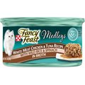 Fancy Feast Medleys Tastemakers White Meat Chicken & Tuna Recipe Canned Cat Food, 3-oz, case of 24
