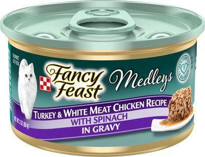 Fancy Feast Medleys Tastemakers Turkey & White Meat Chicken Recipe Canned Cat Food, slide 1 of 1