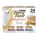 Fancy Feast Delights with Cheddar Grilled Variety Pack Canned Cat Food, 3-oz, case of 24