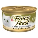 Fancy Feast Classic Turkey & Giblets Feast Canned Cat Food, 3-oz, case of 24