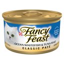 Fancy Feast Classic Ocean Whitefish & Tuna Feast Canned Cat Food, 3-oz, case of 24