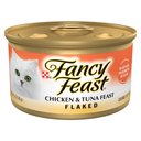 Fancy Feast Flaked Chicken & Tuna Feast Canned Cat Food, 3-oz, case of 24