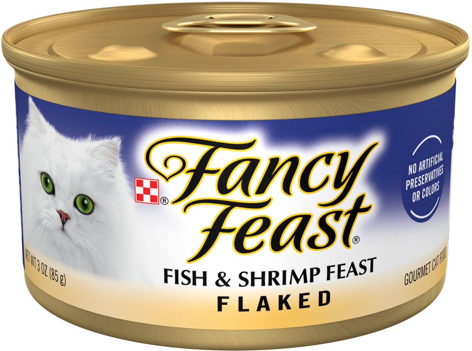 FANCY FEAST Flaked Fish \u0026 Shrimp Feast 