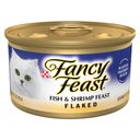 Fancy Feast Flaked Fish & Shrimp Feast Canned Cat Food, 3-oz, case of 24