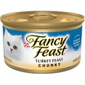 Fancy Feast Chunky Turkey Feast Canned Cat Food, 3-oz, case of 24