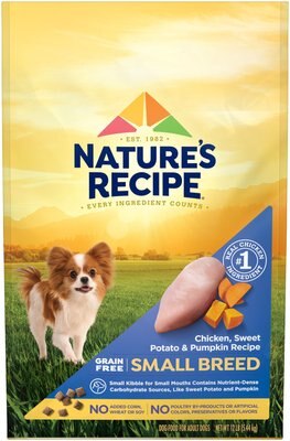 Nature's Recipe Small Breed Grain-Free Chicken, Sweet Potato & Pumpkin Recipe Dry Dog Food, slide 1 of 1