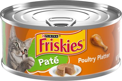 Friskies Classic Pate Poultry Platter Canned Cat Food, slide 1 of 1