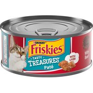 Friskies Tasty Treasures Pate Liver & Beef Wet Cat Food