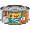 Friskies Tasty Treasures Gravy Chicken & Liver Wet Cat Food, 5.5-oz can, case of 24