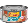 Friskies Tasty Treasures Chicken, Tuna & Scallop Flavor in Gravy Canned Cat Food, 5.5-oz can, case of 24