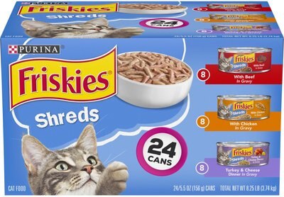 Friskies Savory Shreds Variety Pack Canned Cat Food, slide 1 of 1