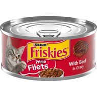 Friskies Prime Filets with Beef in Gravy Canned Cat Food