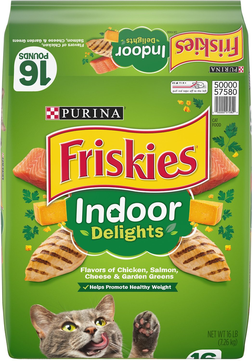 Friskies Indoor Delights Dry Cat Food, 16lb bag