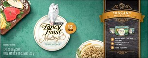 Fancy Feast Medleys Tuscany Collection Pack Canned Cat Food, 3-oz, case of 12