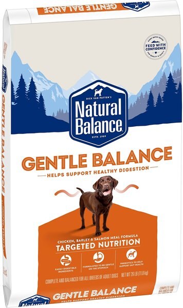 Natural Balance Gentle Balance Chicken, Barley, & Salmon Meal Formula Dry Dog Food, 26-lb bag slide 1 of 6