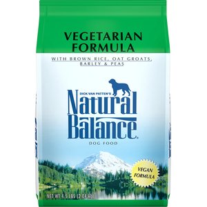 Natural Balance Vegetarian Formula Dry Dog Food, 4.5-lb bag