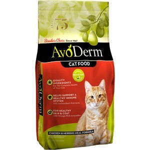 AvoDerm Natural Chicken & Herring Meal Formula Adult Dry Cat Food, 3.5-lb bag